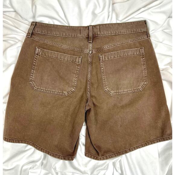 Hollister Low Rise Baggy Jorts in Khaki Brown size 12 - Picture 9 of 12